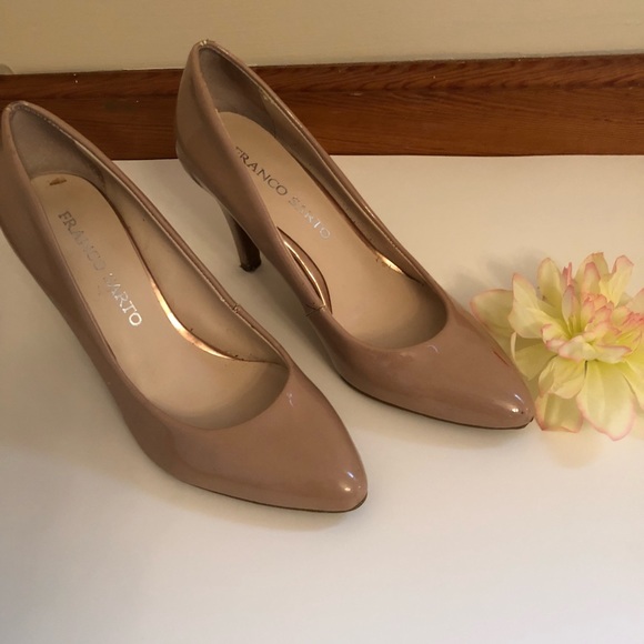 Franco Sarto-beige patten leather pumps 🌺 - Picture 3 of 4